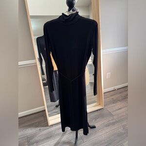 Vince Elegant Black Turtleneck‎ Dress M